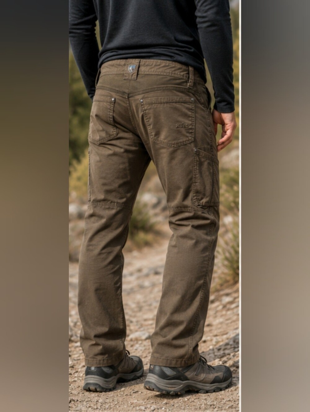 KÜHL Radikl Pants Men's 32x32 Brown Outdoor Hiking Trail Stretch Performance
